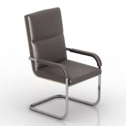 Simple Armchair Office 3d model