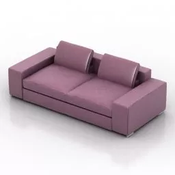 Sofa Minotti Loveseat 3d model