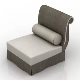Home Armchair Baker Design 3d model