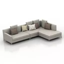 Corner Sofa Minotti 3d model