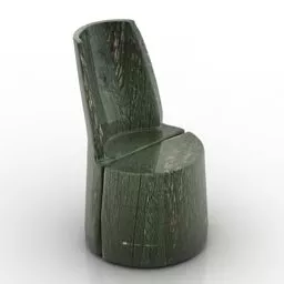 Crack Tree Log 3d model