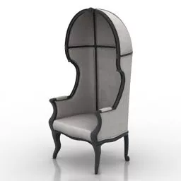 Vintage Egg Armchair 3d model