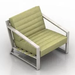 Green Armchair 3d model