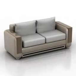 Loveseat Sofa Old Style 3d model