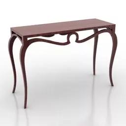 Antique Elegant Console Table 3d model