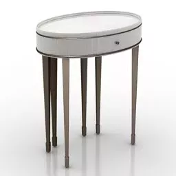Antique Vintage Console Table 3d model