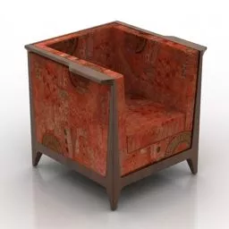 Old Armchair 3d model