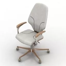 Common Armchair Office Furniture 3d model