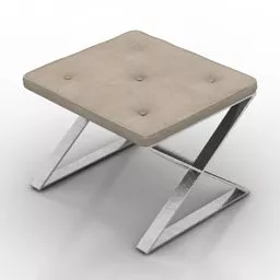 Modern Seat Z Leg 3d model