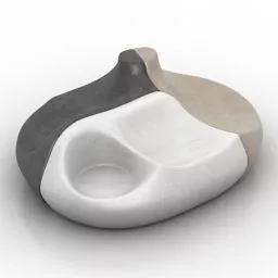 Contemporary Sofa Saruyama 3d model