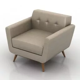 Modern Armchair Nixon 3d model