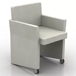 Modern High Armchair 3d model