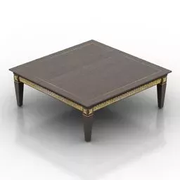 Square Table Turri 3d model