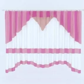 Asian Style Wedding Curtain 3d model