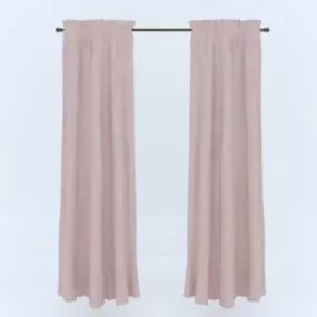 Modern Door Curtain 3d model