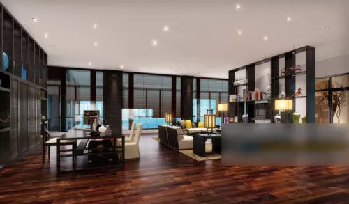 Office Resting Area Interior Scene 3d model Office Resting Area Interior Scene 3d model