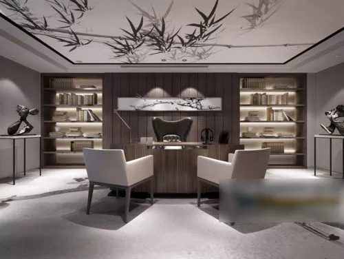Manager Room Elegant Design Interior Scene 3d model Manager Room Elegant Design Interior Scene 3d model