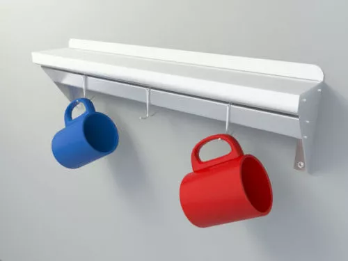 Clothes Log Hanger 3d model