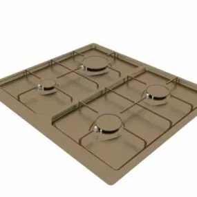 Metal Cooking Stove 3d model