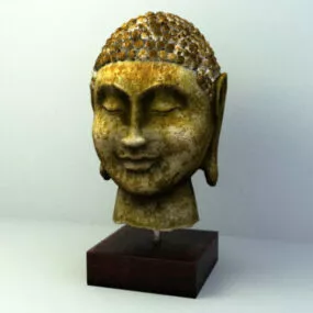 Buddha Statue Decoration 3d model