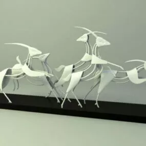 Deer Decoration 3d model