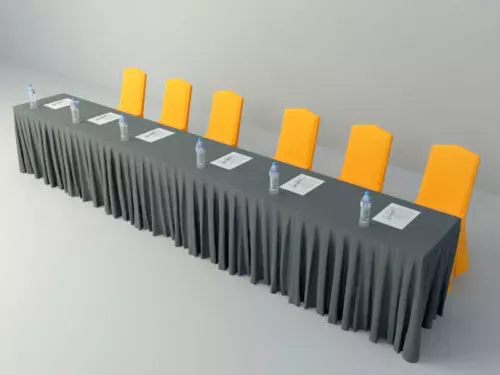 Seat With Under Shelf 3d model