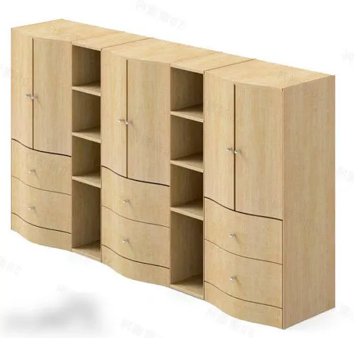 Simple Yellow Wood Bookrack 3d model Simple Yellow Wood Bookrack 3d model