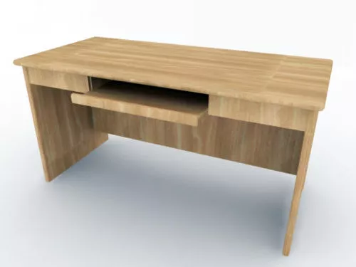 Computer Table With Drawer V1 3d model Computer Table With Drawer V1 3d model