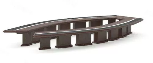 Large Meeting Table 3d model Large Meeting Table 3d model