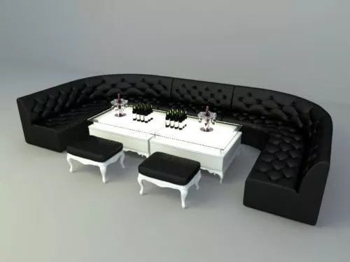 Resting Area With Sofa Table 3d model Resting Area With Sofa Table 3d model