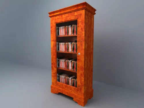 Single Book With Lable 3d model