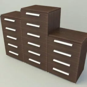 Drawer With Cabinet 3d model