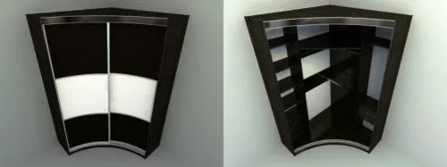 Clothes Wardrobe With Shelf 3d model