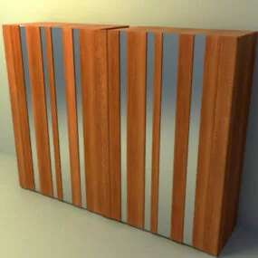 Stylized Design Wardrobe 3d model