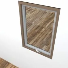 One Panel Window 3d model