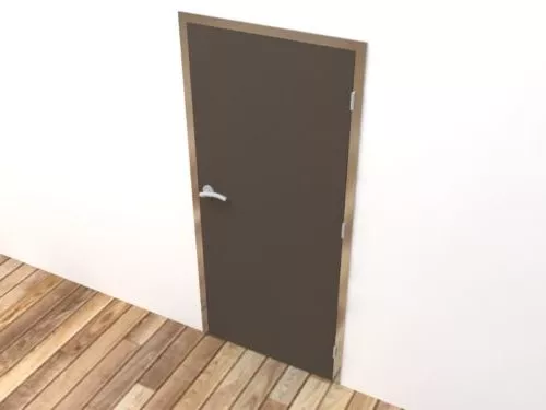 Door Transformation Sliding 3d model