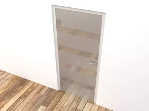 Retro Door Chinese Style 3d model
