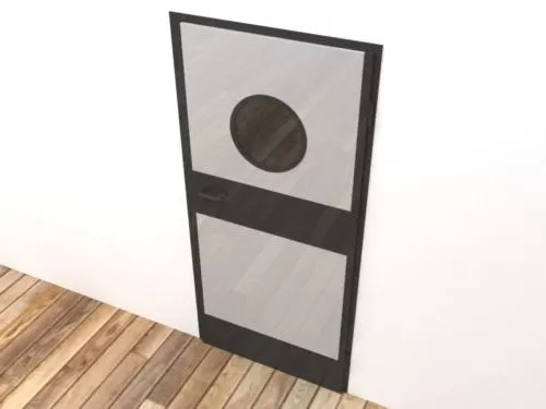 Antique Door With Top 3d model