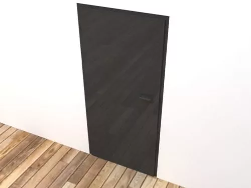 Door With Painting Texture 3d model