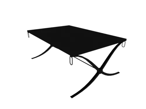 Black Coffee Table X Legs 3d model Black Coffee Table X Legs 3d model