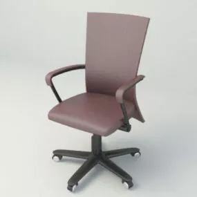 Simple Office Chair Wheels Style 3d model