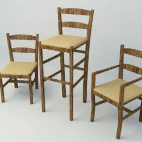 Chair Set 3d model