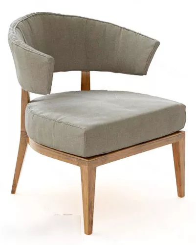Sofa Chair Fabric Wood Frame 3d model Sofa Chair Fabric Wood Frame 3d model
