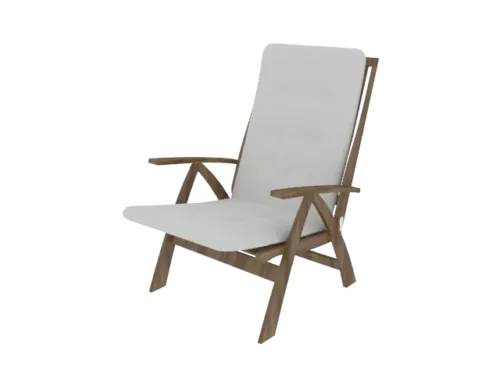 Relax Simple Sofa Chair 3d model Relax Simple Sofa Chair 3d model