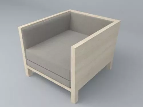 Cube Sofa Modern Chair 3d model Cube Sofa Modern Chair 3d model