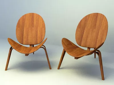 Fixed Waiting Seat 3d model