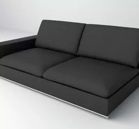 Grey Sofa Furniture 3d model