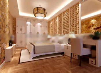 Chinese Modern Decor Style Bedroom Interior 3d model Chinese Modern Decor Style Bedroom Interior 3d model
