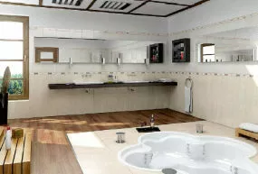 Foreign Boutique Bathroom Interior 3d model