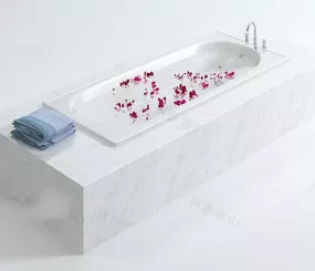Marble Luxury Bathtub 3d model